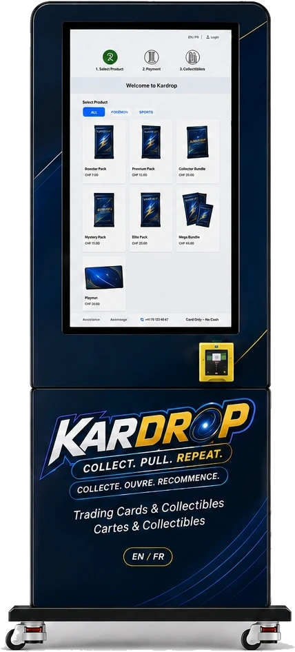 Distributeur Kardrop vu de face